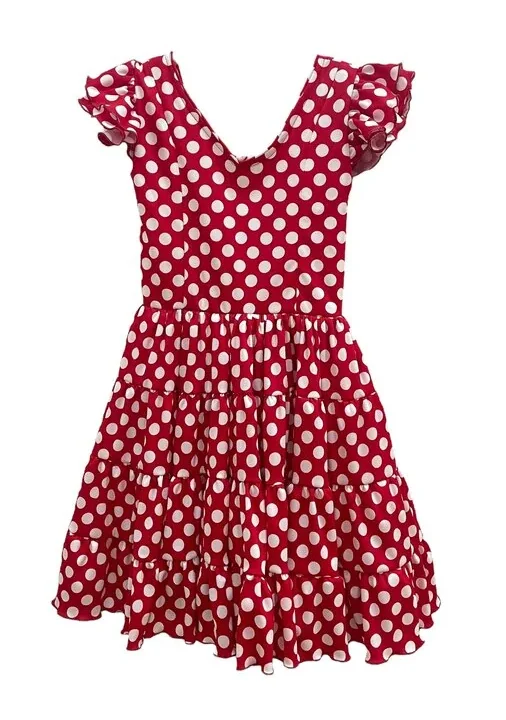 LBF Traje de flamenca Lycra Bioelastica. Talla 8