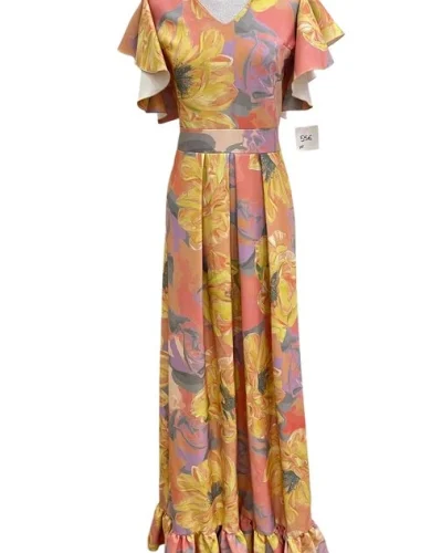 LBF Traje de Flamenca bata flores. Talla 38