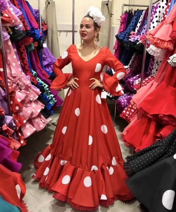 LBF Traje de flamenca Lidia. Talla 38