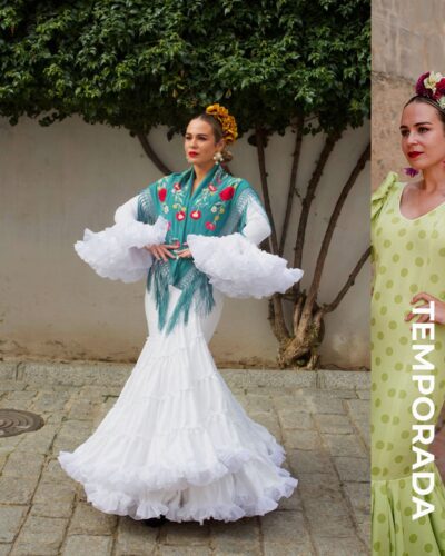 LBF Traje de flamenca POR ENCARGO Andrea. Tallas 34-46, varios colores