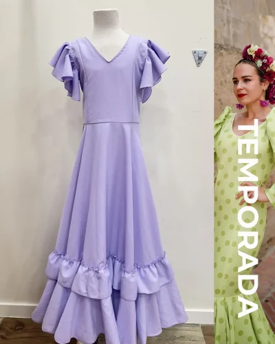 LBF Traje de flamenca niña strech. Talla 14