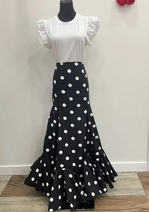 LBF Falda de flamenca. Talla 46