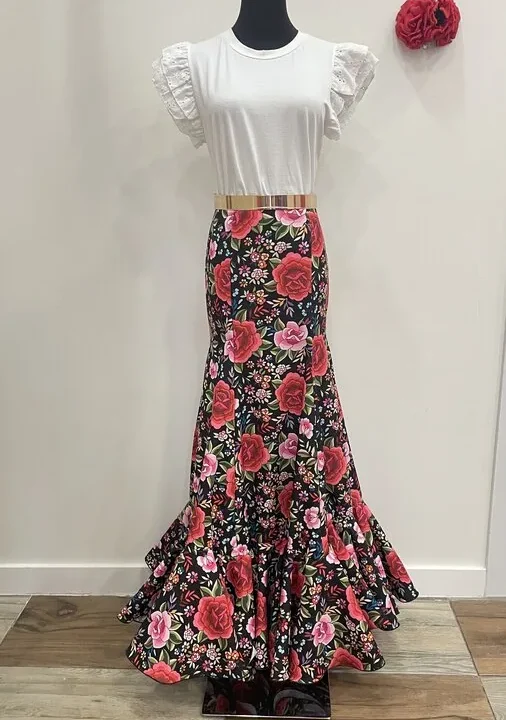LBF Falda de flamenca. Talla 36