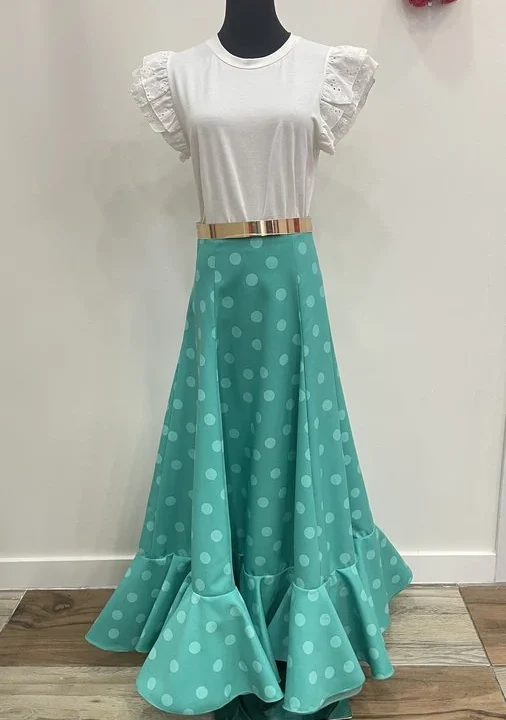 LBF Falda de flamenca. Talla 38