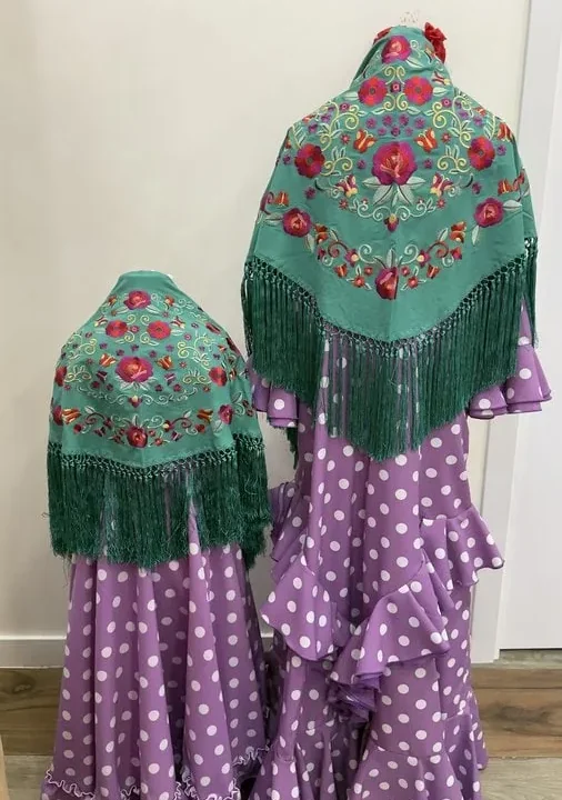 LBF Mantón de flamenca madre e hija