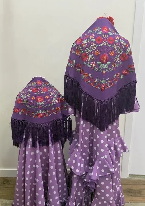 LBF Mantón de flamenca madre e hija