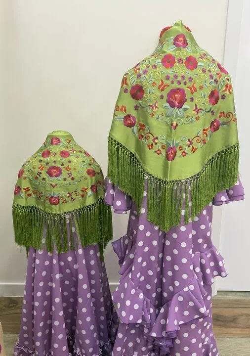 LBF Mantón de flamenca madre e hija