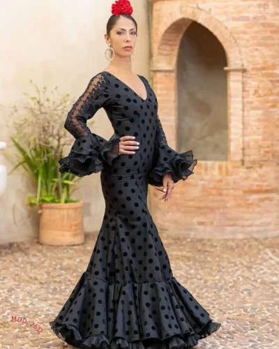 LBF Traje de flamenca Margarita. Talla 34 A 46 varios colores