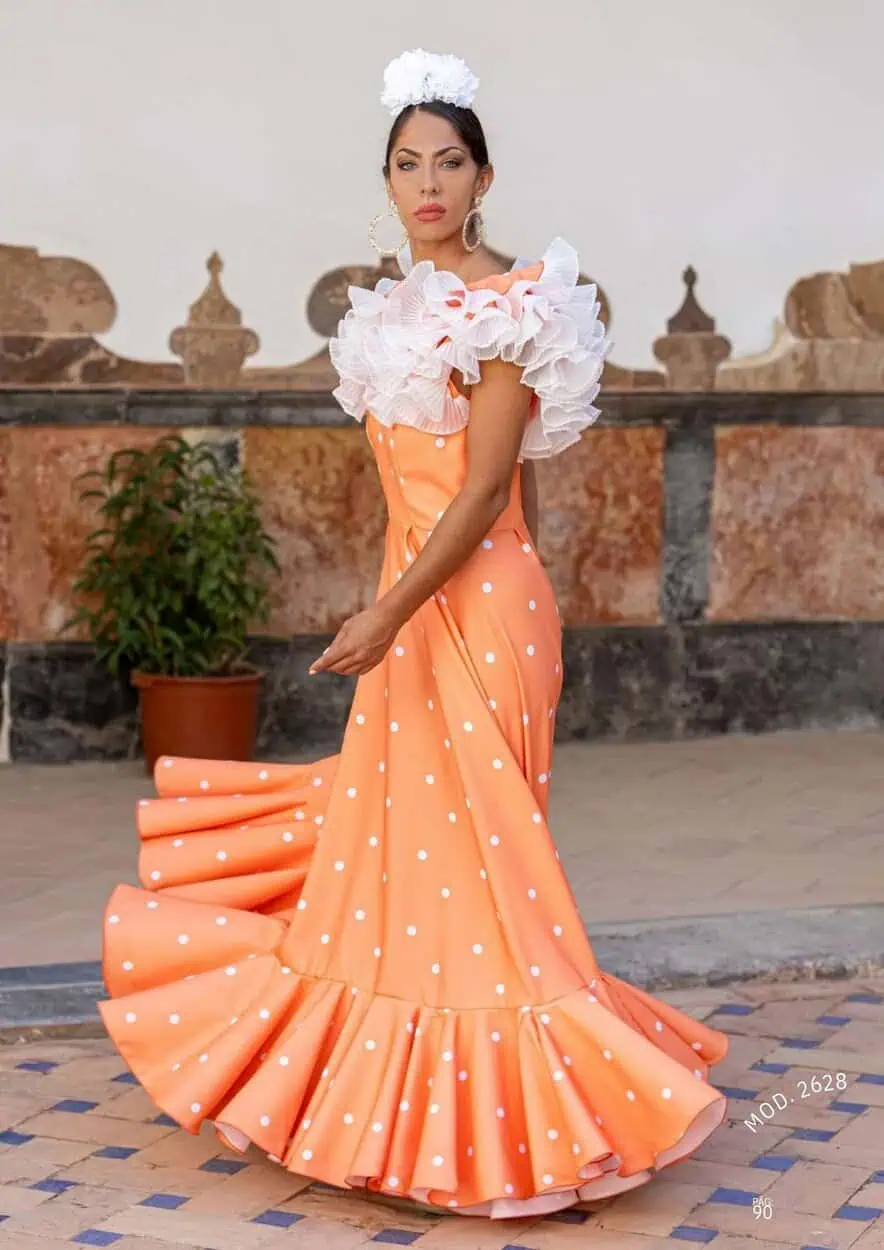 LBF Traje flamenca Tulipán strech. Talla 40