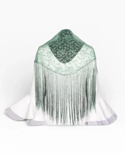 LBF Mantón de plumeti flores. Varios colores