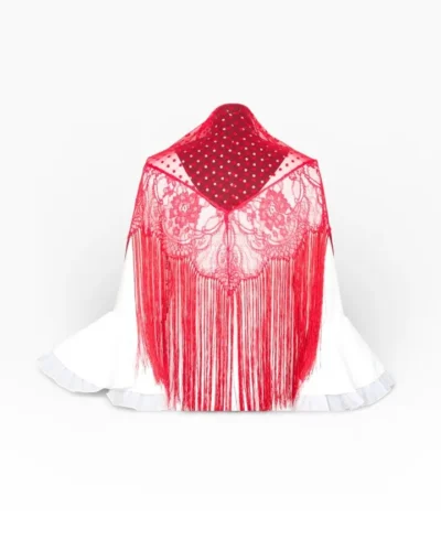 LBF Mantón de encaje plumeti