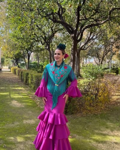 LBF Traje flamenca Reme strech.  Talla 44