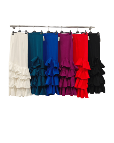 LBF Falda flamenca Lycra. Talla XS A XXL