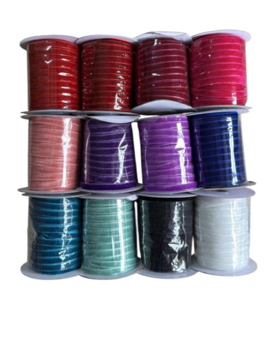 LBF Cinta de terciopelo para lazo. Varios colores