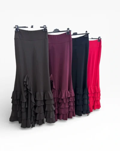 LBF Falda de flamenca lycra. Talla XS A XXL