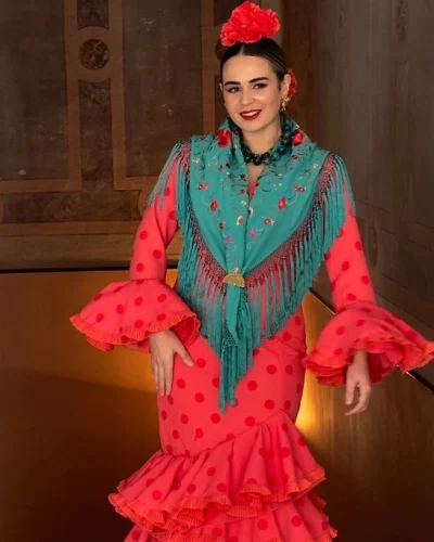 LBF Traje de flamenca Sevilla especial. Tallas 34 a 60