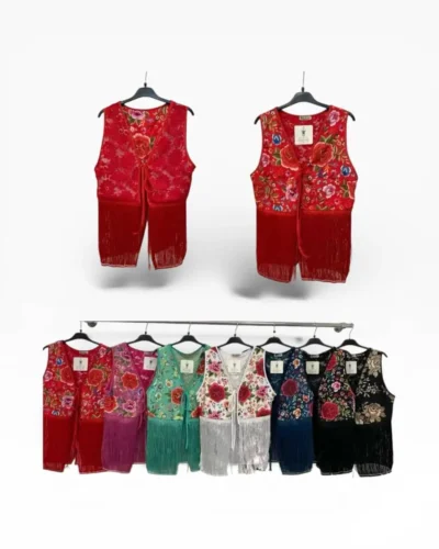 LBF Chaquetilla flecos. Talla única