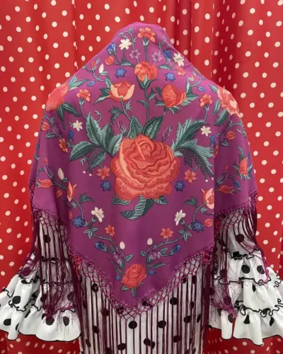 LBF Mantón de flamenca impreso