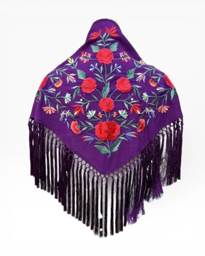 LBF Mantón de flamenca seda DISEÑO PROPIO