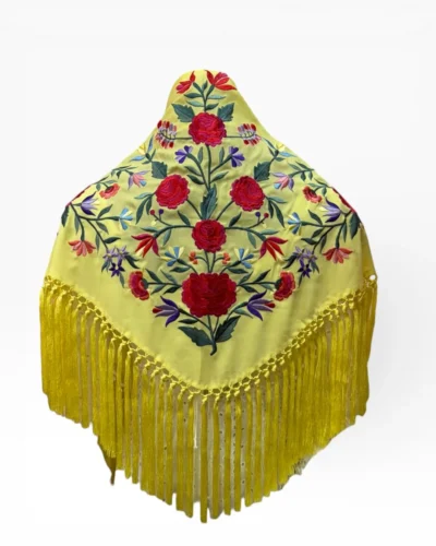 LBF Mantón de flamenca seda DISEÑO PROPIO