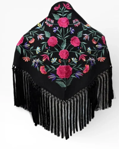 LBF Mantón de flamenca seda DISEÑO PROPIO