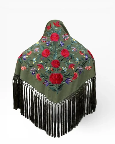 LBF Mantón de flamenca seda DISEÑO PROPIO