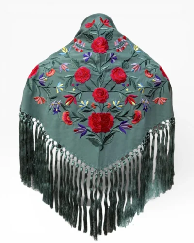 LBF Mantón de flamenca seda DISEÑO PROPIO