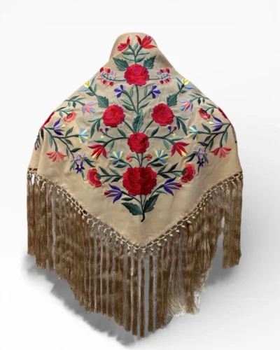 LBF Mantón de flamenca seda DISEÑO PROPIO