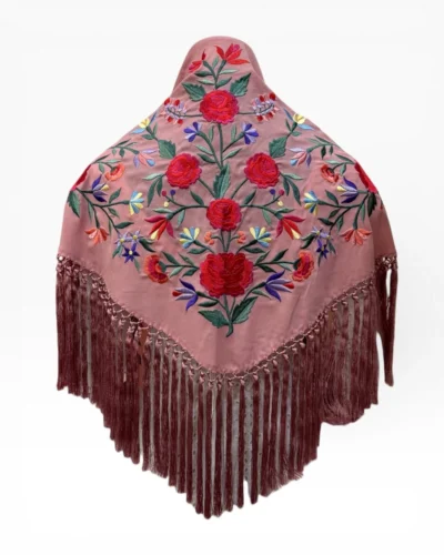 LBF Mantón de flamenca seda DISEÑO PROPIO