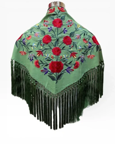 LBF Mantón de flamenca seda DISEÑO PROPIO