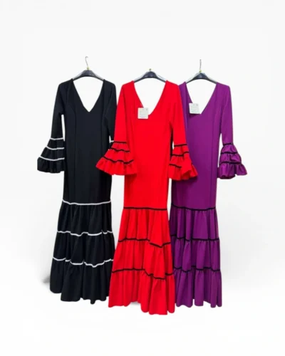 LBF Traje de flamenca lycra canastero. Talla XS a XXL