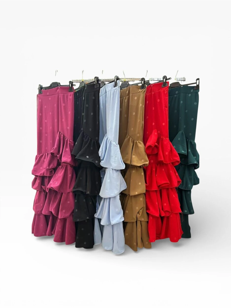 LBF Falda de flamenca lycra. Talla XS A XXL