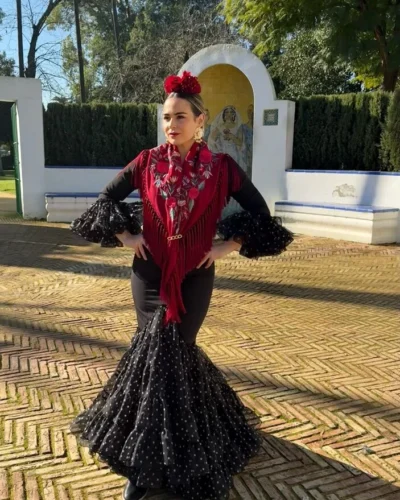 LBF Traje de flamenca Acebuche . Tallas 34 a 60