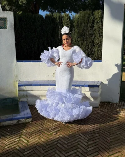 LBF Traje de flamenca Luna. Tallas 34 a 60