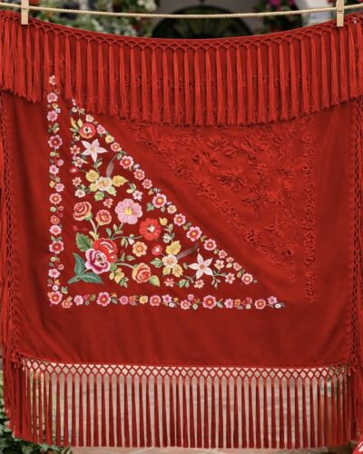 LBF Mantón de flamenca doble