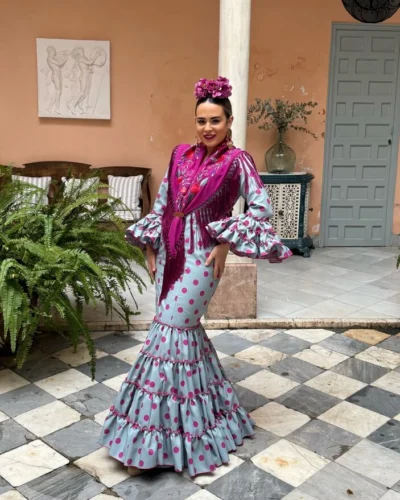 LBF Traje flamenca Lupita strech. Talla 40