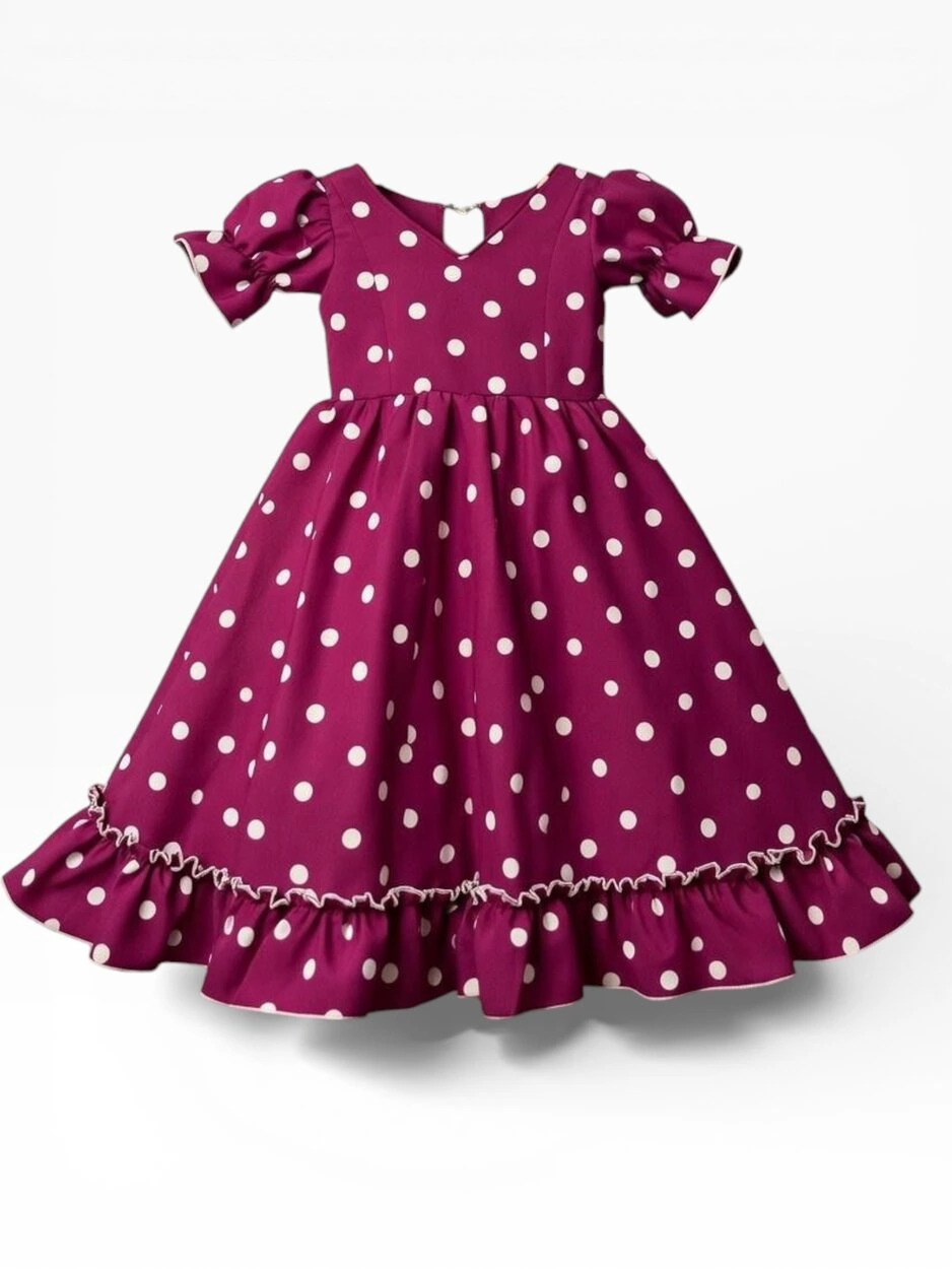 LBF Traje de flamenca Cristina. Talla 2-12 varios colores - Imagen 5