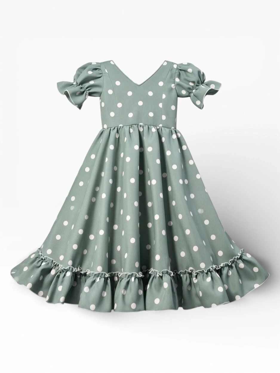 LBF Traje de flamenca Cristina. Talla 2-12 varios colores - Imagen 4