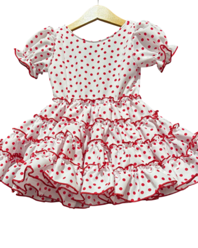 LBF Traje de flamenca Córdoba corto strech. Talla 0-6