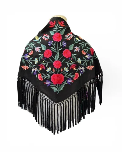 LBF Mantón de flamenca seda DISEÑO PROPIO