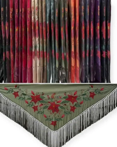 LBF Mantón de flamenca. Varios colores