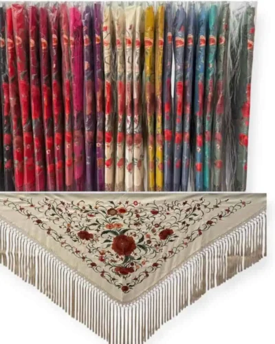 LBF Mantón de flamenca. Varios colores