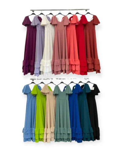 LBF Traje de flamenca bata volante sisa. Talla XS A XXL