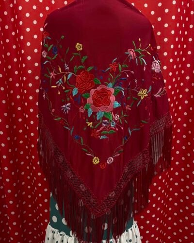 LBF Mantón de flamenca de máquina