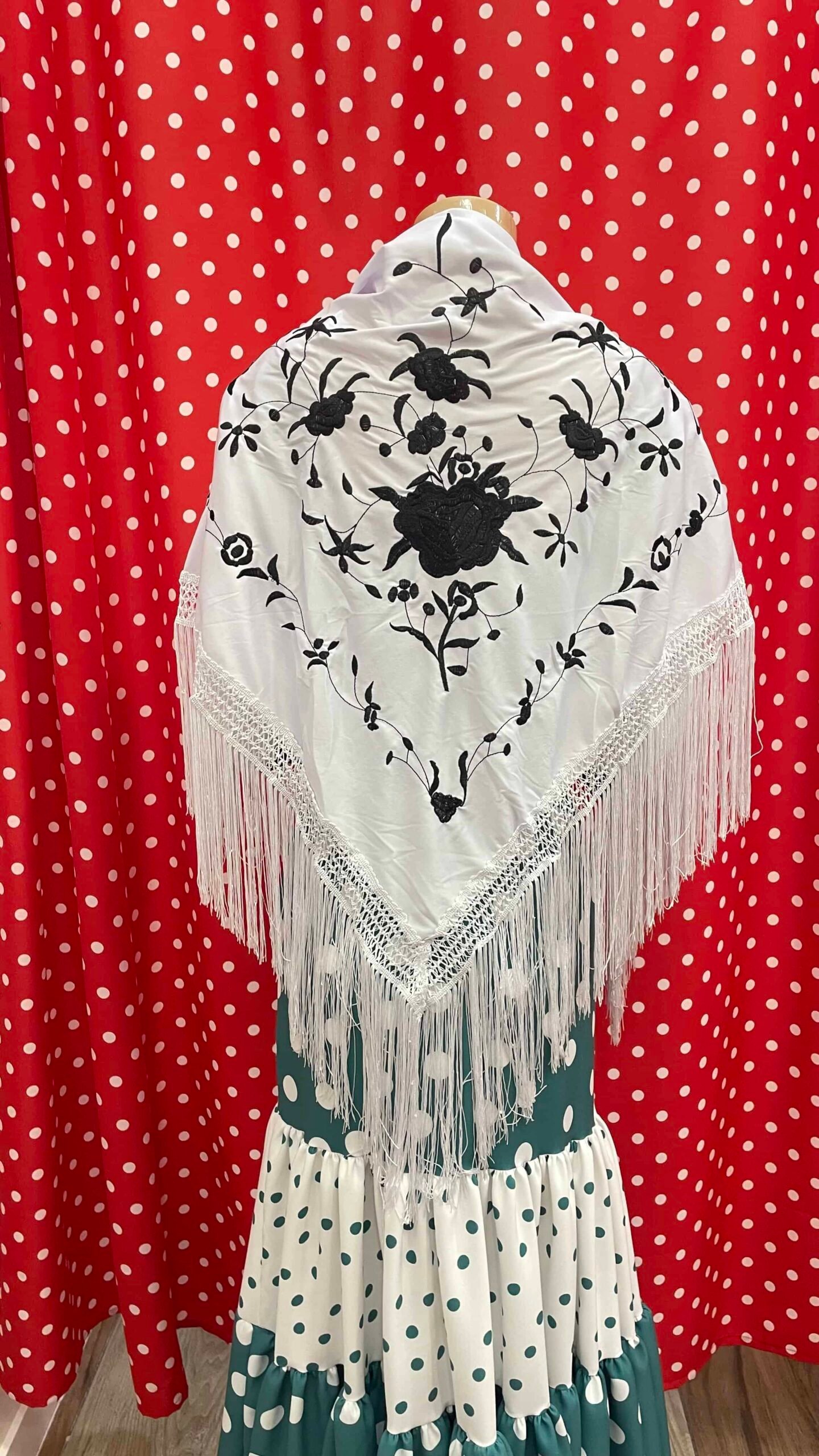 LBF Mantón de flamenca de máquina