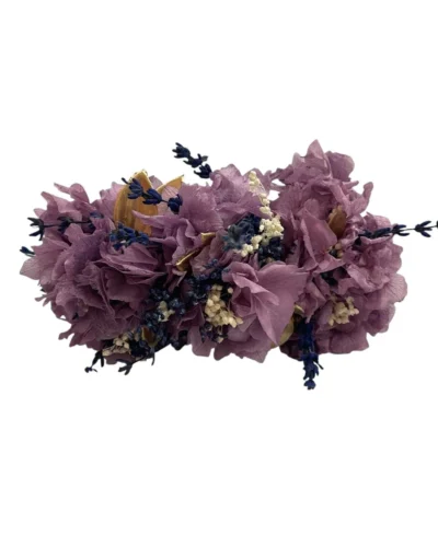 LBF Ramillete de flamenca de flores naturales tratadas