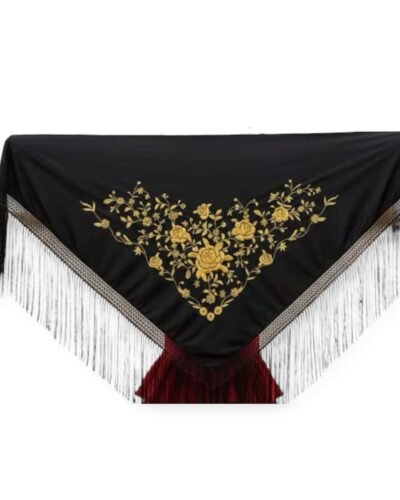 LBF Mantones de flamenca doble para baile. Varios colores