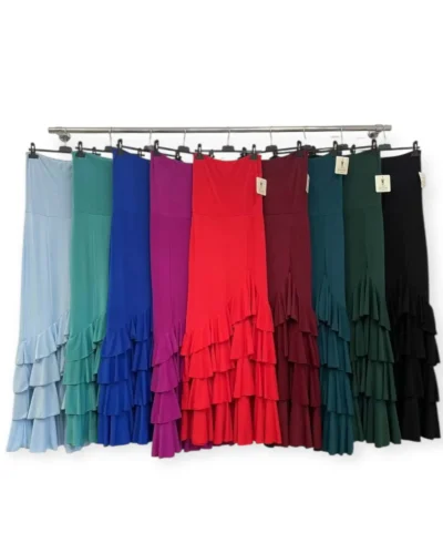 LBF Falda para ensayo flamenca. Varios colores