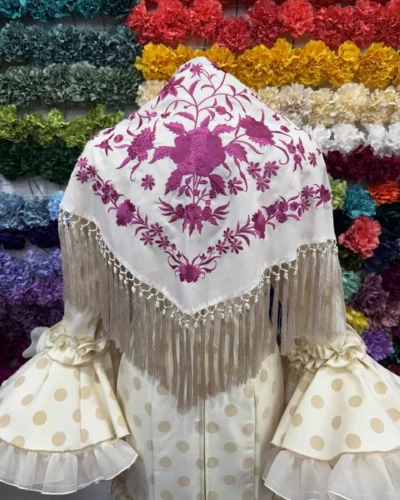 LBF Mantón de flamenca seda