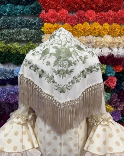 LBF Mantón de flamenca seda